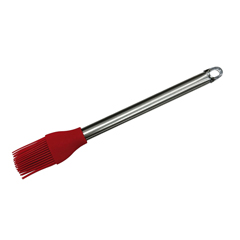 Groovy Steel Handle Silicone Egg Brush, 25x4 cm, Red - Groovy