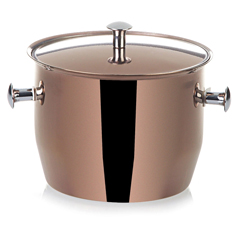 Groovy Steel Ice Bucket, 13.5x10 cm, Copper - Groovy