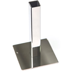 Groovy Steel Square Clove Holder, Shiny 13 cm - Groovy