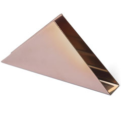 Groovy Triangle Napkin Holder, Single, Copper - Groovy