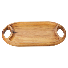 Groovy Walnut Hamburger Presentation Board, 35x20 cm - Groovy