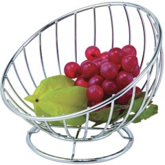 Groovy Wire Fruit Basket, 21x14x16.5 cm - Groovy