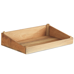 Groovy Wooden Open Buffet Basket 50x30x10 cm - Biradlı