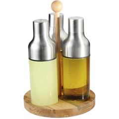 Groovy Wooden Stand 3-Piece Oil Set, 300 cc - Groovy