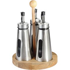 Groovy Wooden Stand 3-Piece Oil Stand, 150 cc - Groovy
