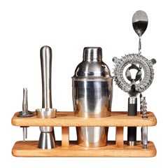Groovy Wooden Stand Bar Set - Groovy