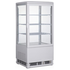 Gtech RT68L Upright Cold Display Cabinet, 68 L, 45.2x40.6x89.1 cm, White - Gtech