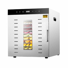 Gtech SS 12H Vegetable and Fruit Dehydrator, 12 Tray Capacity - Gtech
