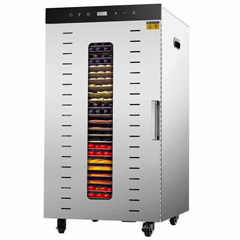 Gtech SS 24H Vegetable and Fruit Dehydrator, 24 Tray Capacity - Gtech