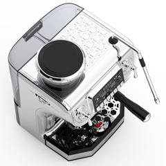Gtech ST 530ED Dijital Espresso Kahve Makinesi, Tek Gruplu, Gri - 4