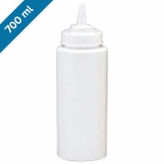 Gurmeaid Fişek Sosluk, Beyaz, Dar, 700 ml - Gurmeaid