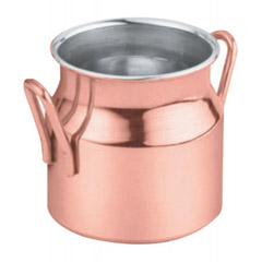 Gurmeaid Mini Saucepan, Outer Copper, Inner Stainless Steel, 4.5x5 cm - Gurmeaid