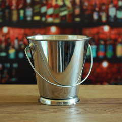 Gurmeaid Mini Presentation Bucket, Stainless Steel, 9x9.5 cm - 1
