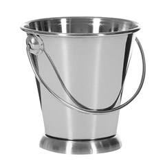 Gurmeaid Mini Presentation Bucket, Stainless Steel, 9x9.5 cm - 2