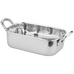 Gurmeaid Mini Steel Rectangular Pot, 14.5x9.5x4.5 cm - Gurmeaid