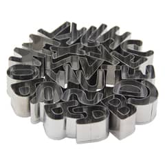 Gurmeaid Alfabetik Pasta Kesici, 26 Parça - Gurmeaid