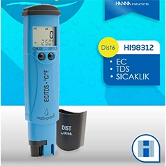 Hanna Dist 6 Conductivity EC and TDS Meter, HI 98312 - 3