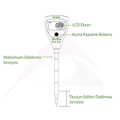 Hanna HI 98331 GroLine Toprak İletkenlik Ölçer - 2