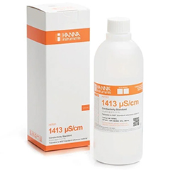 Hanna HI7031L Conductivity 1413 uS/cm Calibration Solution, 500 ml - Hanna Instruments