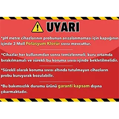 Hanna HI8424 Harici Problu pH, mV, Sıcaklık Ölçer - 6