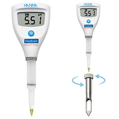 Hanna HI981045 Çelik Bıçaklı Et pH Test Cihazı - Hanna Instruments