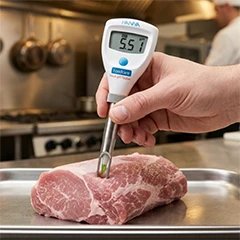 Hanna HI981045 Çelik Bıçaklı Et pH Test Cihazı - Hanna Instruments (1)