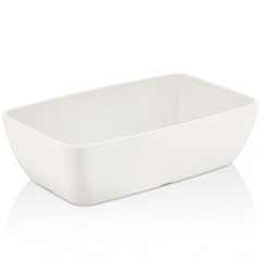 Happy Chef Corona Bowl, GN 1/4, White - Happy Chef