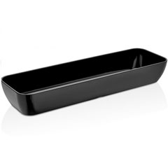 Happy Chef Corona Bowl, GN 2/4, Black, - Happy Chef