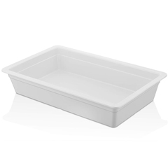 Happy Chef GN 1/1 Gastronorm Tray, 4 cm, White - Happy Chef