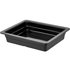Happy Chef GN 1/2 Gastronorm Tray, 6.5 cm, Black - Happy Chef