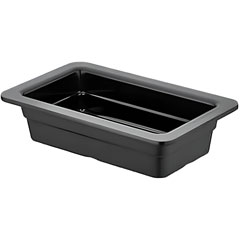 Happy Chef GN 1/4 Gastronorm Tray, 6.5 cm, Black - Happy Chef