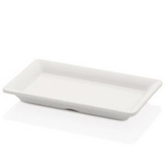 Happy Chef Maya Service Plate, 17x10cm, White - Happy Chef