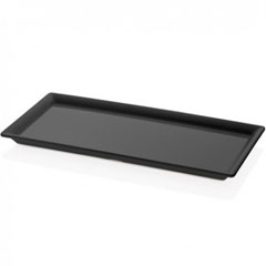 Happy Chef Maya Service Plate, 35x17cm, Black - Happy Chef