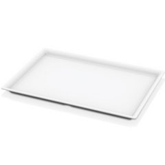 Happy Chef Maya Service Plate, 35x24cm, White - Happy Chef