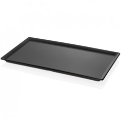 Happy Chef Maya Service Plate, 43x25cm, Black - Happy Chef