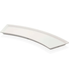 Happy Chef Maya Square Service Plate, 51x15cm, White - Happy Chef