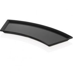 Happy Chef Maya Square Serving Plate, 40x15cm, Black - Happy Chef