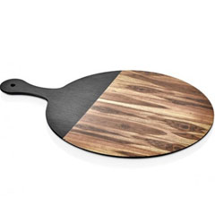 Happy Chef Walnut Kulplu Pano, 35 cm, Siyah - Happy Chef