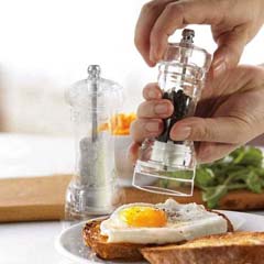 Hazzar Acrylic Salt Pepper Grinder, Ceramic, 13.5 Cm, Dsa-135 - 2