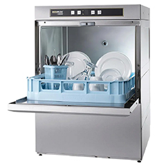Hobart Ecomax 504-60B Set Altı Bulaşık Makinesi, Dijital Ekran, 50x50 cm Sepetli, Parlatıcı Pompalı - Hobart 