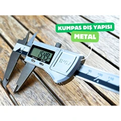İnsize 1115-150 Su Geçirmez Dijital Kumpas IP67, 0-150 mm - 3