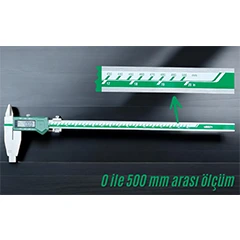 İnsize 1136-501 Çift Çeneli Dijital Kumpas 0-500 mm - 6