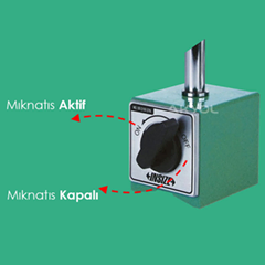 İnsize 6200-60 Manyetik Ayak - 3