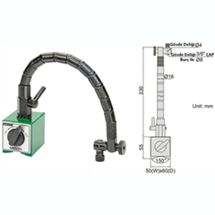 İnsize 6207-80A Bendable Arm Magnetic Stand - 2