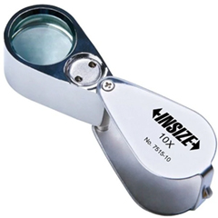 İnsize 7515-10 Foldable Handheld Illuminated Loupe Magnifier, 10X - 1