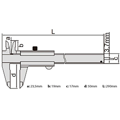 İnsize Mechanical Caliper 1205-200S - 3