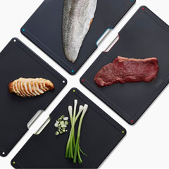 Joseph Joseph Folio Standlı Cutting Board, Set of 4, Rose Gold - 2
