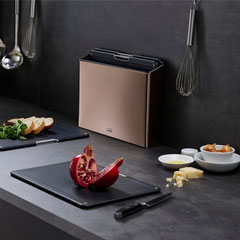 Joseph Joseph Folio Standlı Cutting Board, Set of 4, Rose Gold - 3