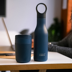 Joseph Joseph Mug and Bottle Set, Navy - 2