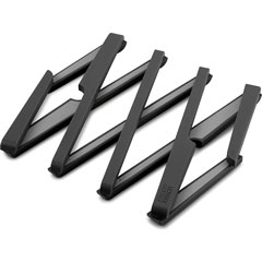 Joseph Joseph Stretch Expanding Silicone Trivet, Black - 1